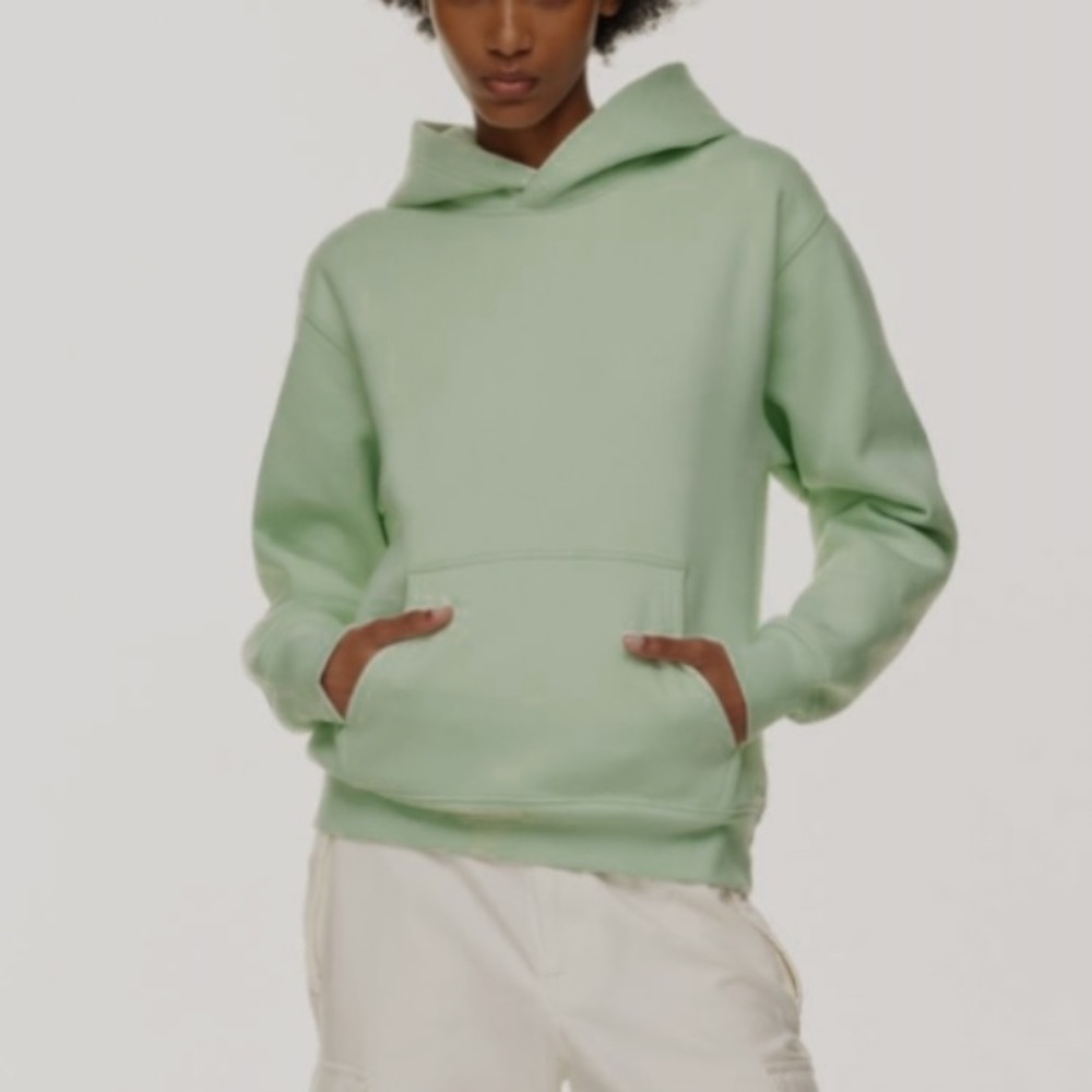 Aritzia perfect TNA green hoodie